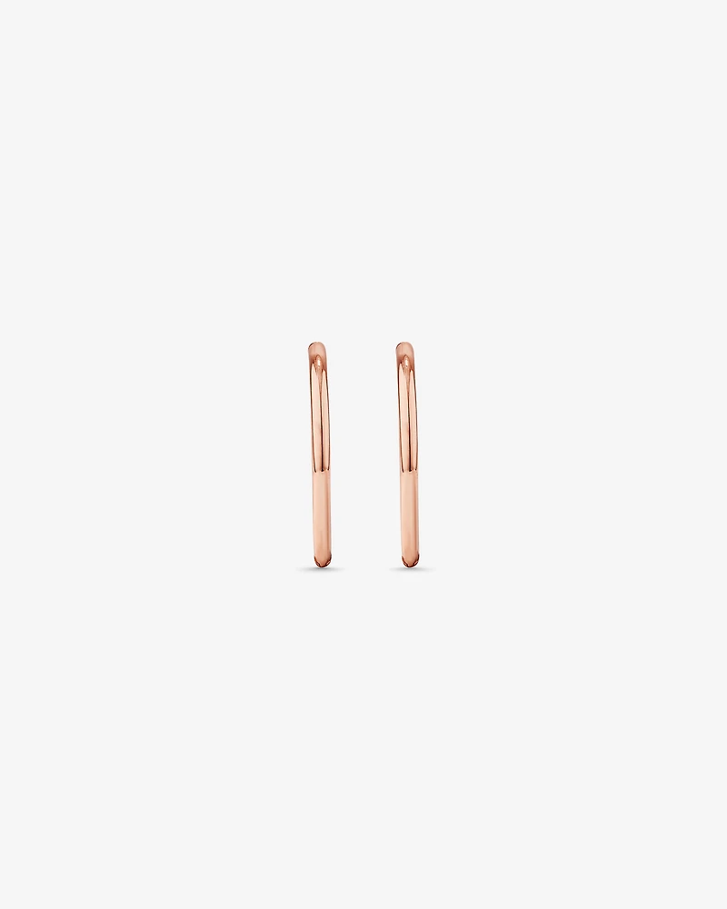 12mm Sleepers in 10kt Rose Gold