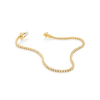 0.82 Carat TW Diamond Tennis Bracelet in 10kt Yellow Gold