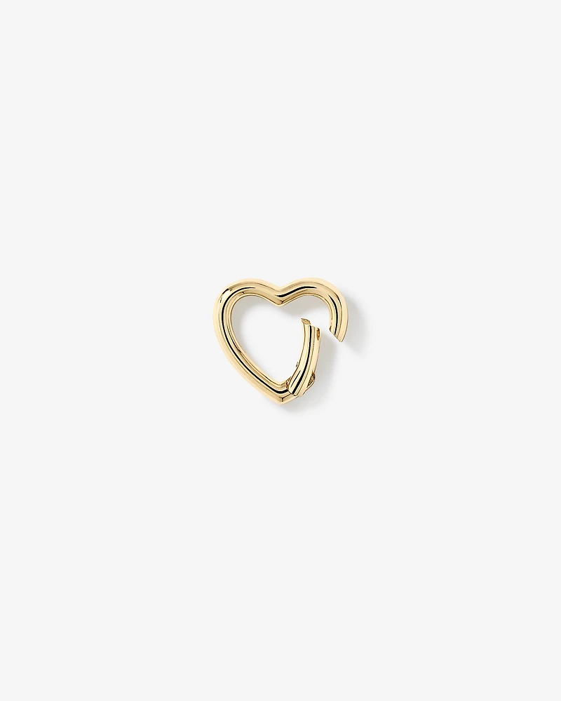 Heart Connector in 10kt Yellow Gold