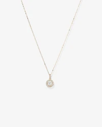 Lume Lab Round Pendant with 1.00 Carat TW of Laboratory-Grown Diamonds in 10kt Gold