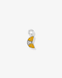 Charme de boucle d’oreille citron en argent sterling