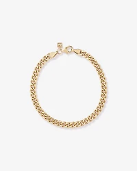 19cm (7") ronde gourmette chaîne en 18ct Vermeil