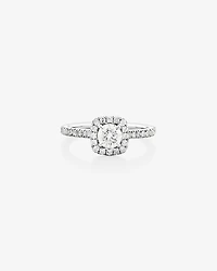 Engagement Ring with 0.95 Carat TW Of Diamonds In 14kt White Gold