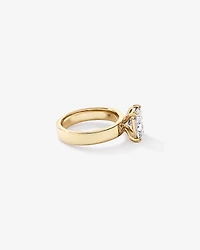 2.00 Carat TW Elongated Cushion Laboratory-Grown Diamond Solitaire Ring in 14kt Yellow Gold