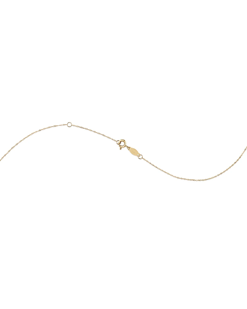 Heart Pendant with Diamond in 10kt Yellow Gold