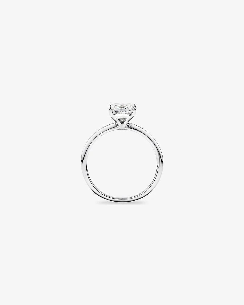 1.25 Carat TW Princess Cut Laboratory-Grown Diamond Solitaire Engagement Ring 14kt White Gold