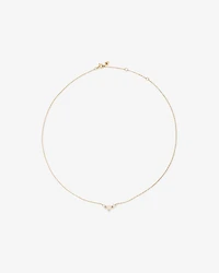 Australian Opal with Diamond Accents Necklace in 10kt Yellow Gold