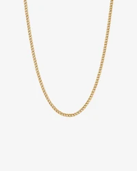 55cm (22") 6mm-6.5mm Width Curb Chain in 10kt Yellow Gold