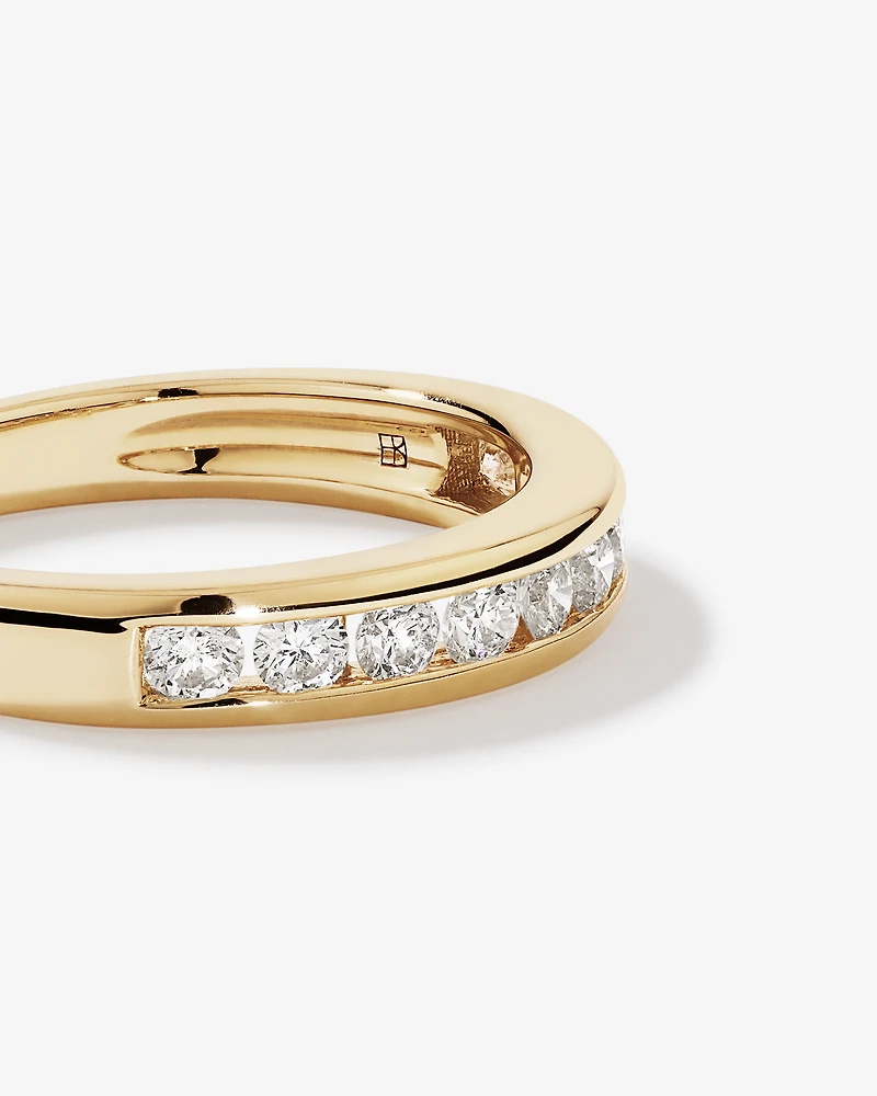 Bague de mariage avec 0,50 carat TW de diamants en or jaune 18kt