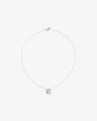 Lume Lab Swirl Pendant with 0.60 Carat TW of Laboratory-Grown Diamonds in 10kt Yellow Gold