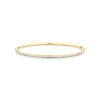 Bangle with 0.25 Carat TW of Diamonds in 10kt Yellow Gold