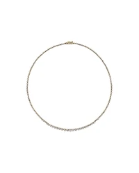 6.00 Carat TW Graduated Diamond RivieraTennis Necklace in 18kt Yellow Gold