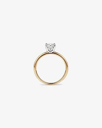 1.00 Carat TW Round Brilliant Canadian Diamond Solitaire in 18kt Yellow & White Gold
