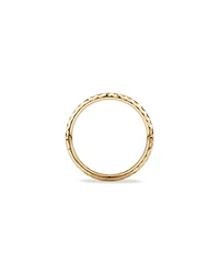 Hammered Finish Ring 10kt Yellow Gold