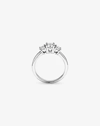 1.00 Carat TW 3 Stone Signature 101 Diamond Ring in 14kt White Gold