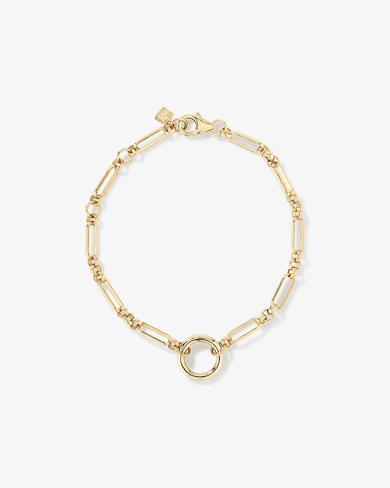 18cm (7.1") Solid Open Bracelet in 10kt Yellow Gold