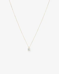 1.00 Carat TW Laboratory-Grown Diamond Solitaire Pendant in 14kt Yellow Gold