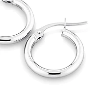 Anneaux de 14 mm en or rose 10 K