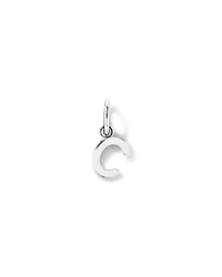 Letter C Initial Pendant in Sterling Silver