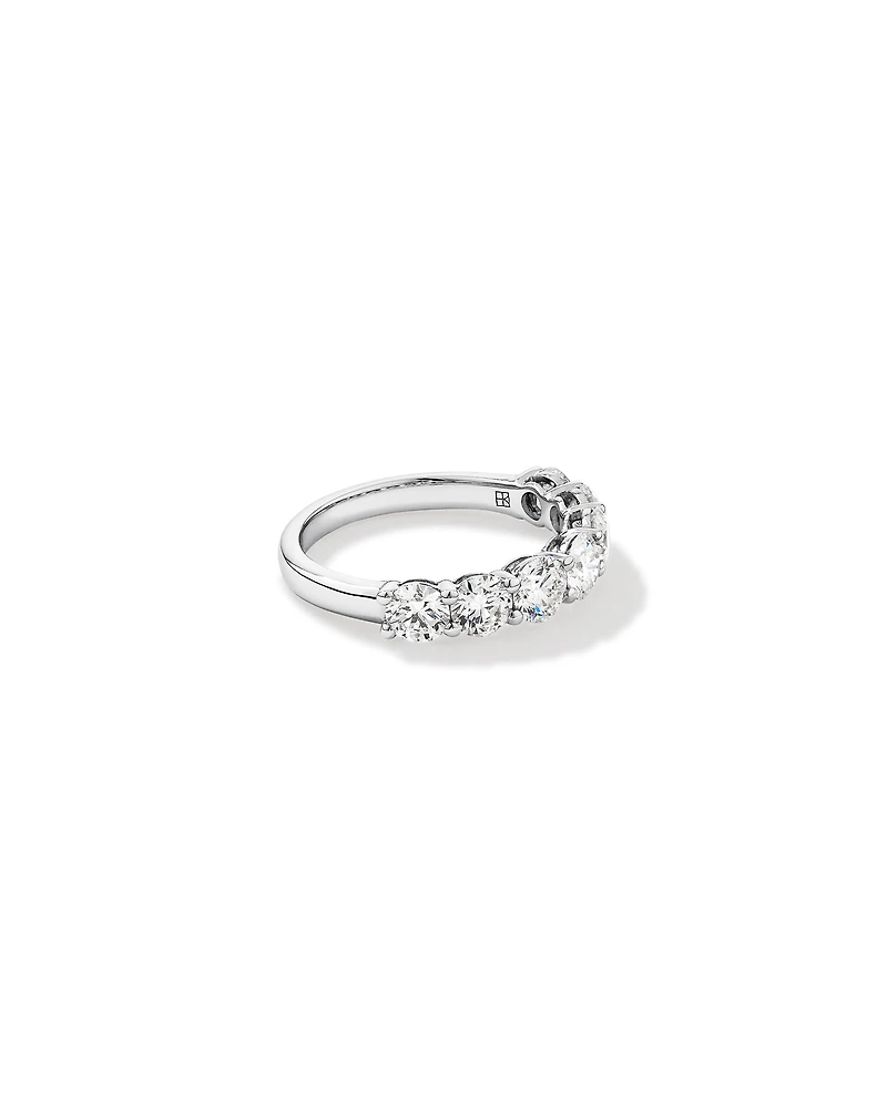 2.00 Carat TW Round Brilliant Laboratory-Grown Diamond Wedding Ring 14kt White Gold