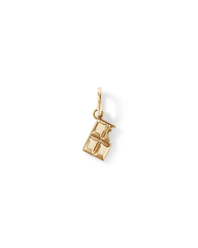 Chocolate Bite Pendant in 10kt Yellow Gold