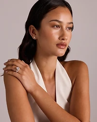 1.00 Carat TW Round Brilliant Laboratory-Grown Diamond Wedding Band in 14kt White Gold