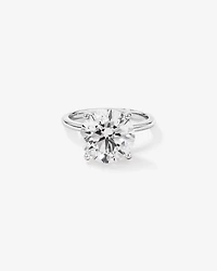 6.00 Carat TW Round Brilliant Laboratory-Grown Diamond Solitaire Engagement Ring Platinum