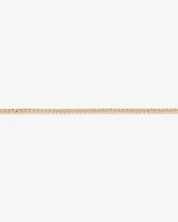 55cm (20") 2.95mm Width Semi Solid Diamond Cut Curb Chain in 10kt Yellow Gold