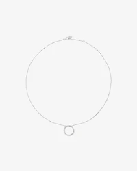 Collier de cercle de diamants TW de 0,40 carat en or blanc 10 carats