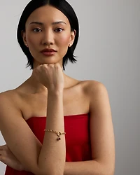 Pendentif lanterne lunaire avec diamants en or jaune 10 kt