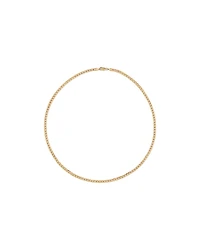 60cm (22") 4mm-4.5mm Width Curb Chain in 10kt Yellow Gold