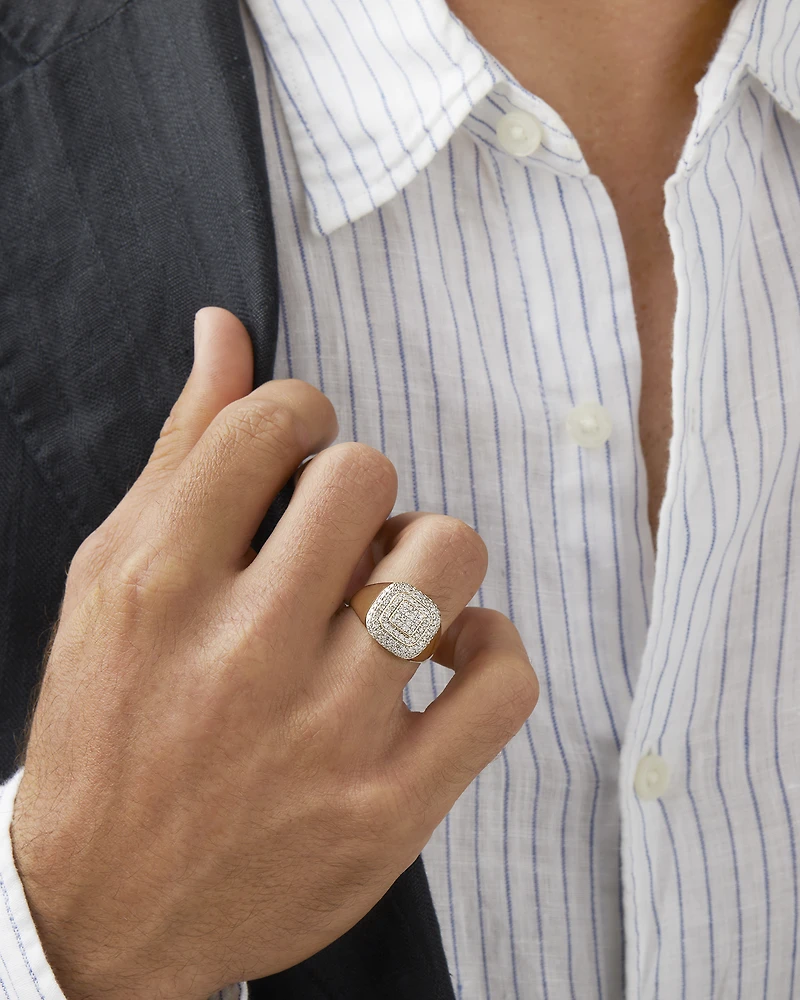 Ring with 1 Carat TW of Diamonds in 10kt Yellow Gold