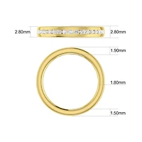 Wedding Band with 0.34 Carat TW of Diamonds in 14kt Gold