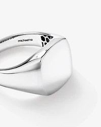 Men's Signet Ring Sterling Silver