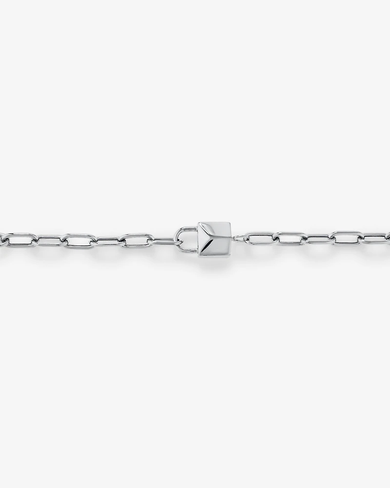 Signature Lock Bracelet in Sterling Silver