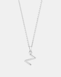 "Z" Initial Pendant in Sterling Silver
