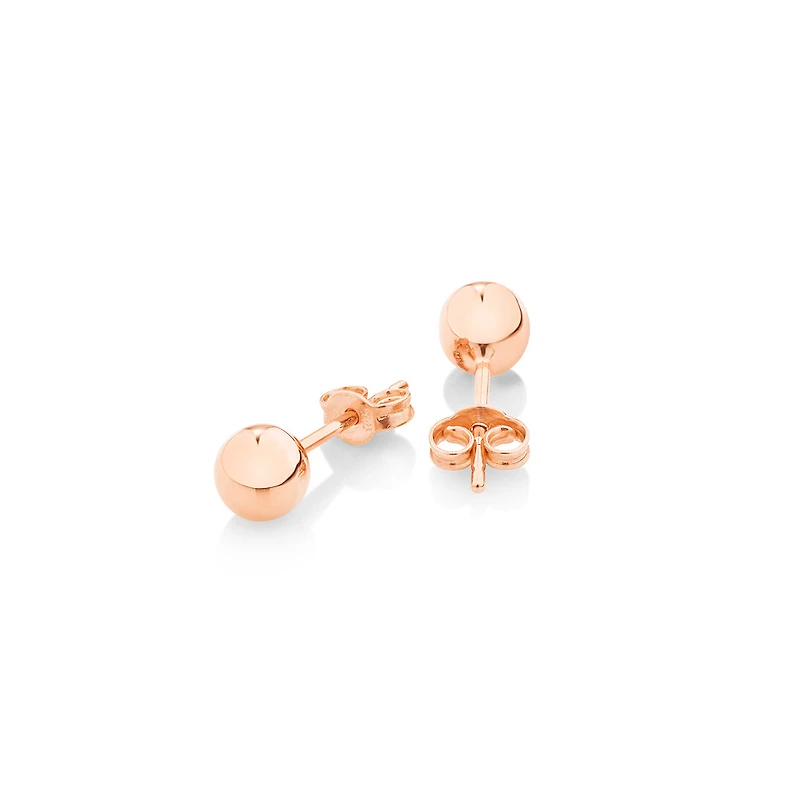 5mm Ball Stud Earrings 10kt Yellow Gold