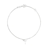 19cm (7.5") T Initial Bracelet in Sterling Silver