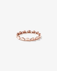 Signature Connect Curve Ring 10kt Rose Gold