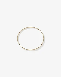 Classic Oval Bangle in 10kt Yellow Gold
