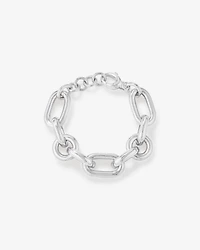 Bracelet à maillons audacieux en argent sterling
