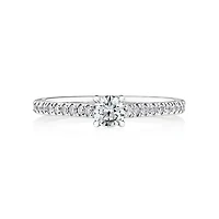 Engagement Ring with 1/2 Carat TW of Diamonds in 14kt White Gold
