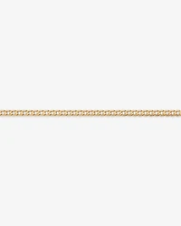 23cm (8.5") 3.75mm Flat Beveled Curb Bracelet in 10kt Yellow Gold