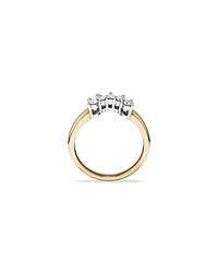 Wedding Ring with 0.25 Carat TW of Diamonds in 14kt Yellow & White Gold
