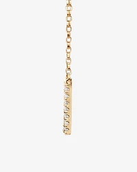 "H" Initial Necklace with 0.10 Carat TW of Diamonds in 10kt Yellow Gold