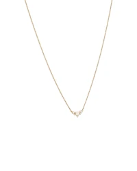 Australian Opal with Diamond Accents Necklace in 10kt Yellow Gold