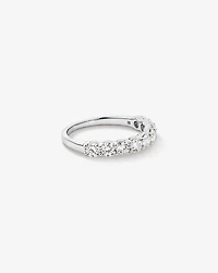 1.25 Carat TW Claw Set Laboratory-Grown Diamond Wedding Ring in 14kt White Gold