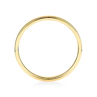 2mm Lite Half Round Wedding Band in 10kt Yellow Gold