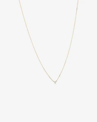 Necklace With 0.08 Carat TW Diamonds in 10kt Yellow Gold