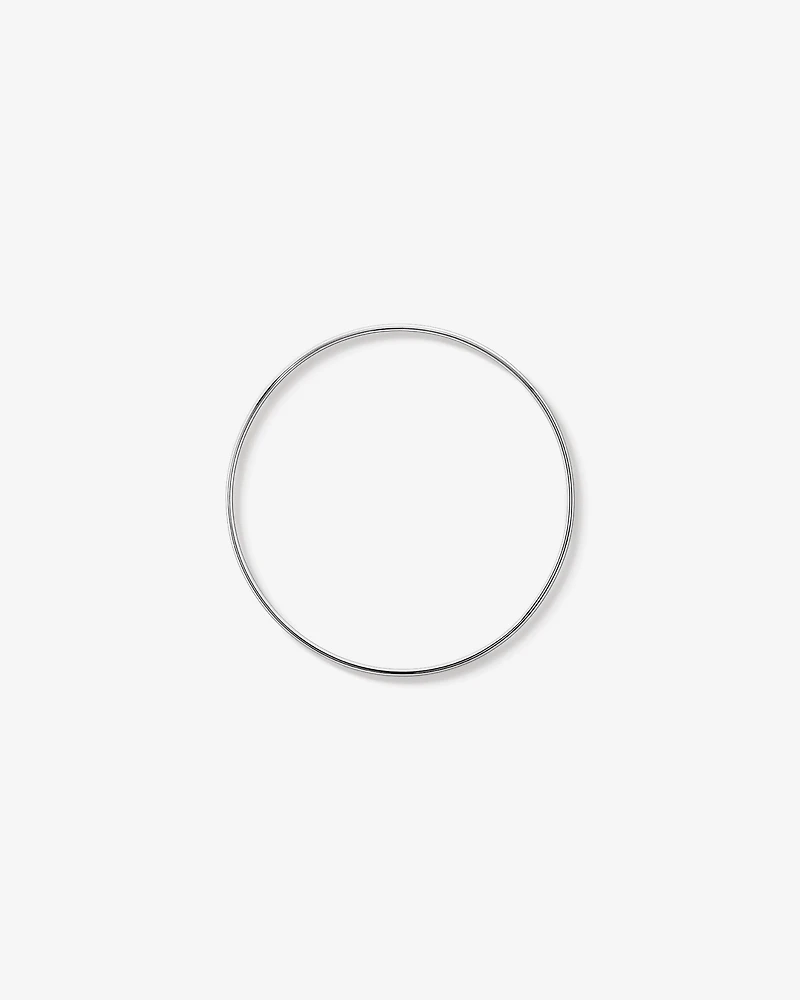 2.5mm-3mm Round Bangle in Sterling Silver